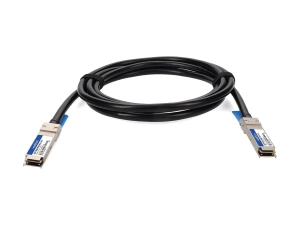 AddOn - 40GBase-CU direct attach cable - TAA Compliant - QSFP  to QSFP  - 3.3 ft - twinaxial - SFF-8661/IEEE 802.3bj - halogen-free, QSFP-40GB-PDAC1MLZ-J-AO