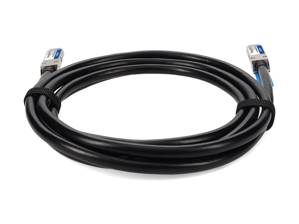AddOn - 40GBase-CU direct attach cable - TAA Compliant - QSFP  to QSFP  - 3.3 ft - twinaxial - SFF-8661/IEEE 802.3bj - halogen-free, QSFP-40GB-PDAC1MLZ-J-AO
