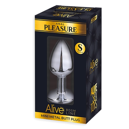 ALIVE Jewel Metal Butt Plug SMALL