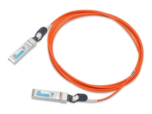 Approved Networks - 10GBase-AOC direct attach cable - SFP  (M) to SFP  (M) - 10 m - 0.1 in - fiber optic - IEEE 802.3ae/OM2/SFF-8431 SFP-10G-AOC10M-A