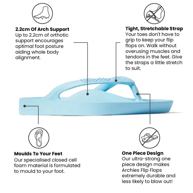 Archies Arch Support Adult Thongs
