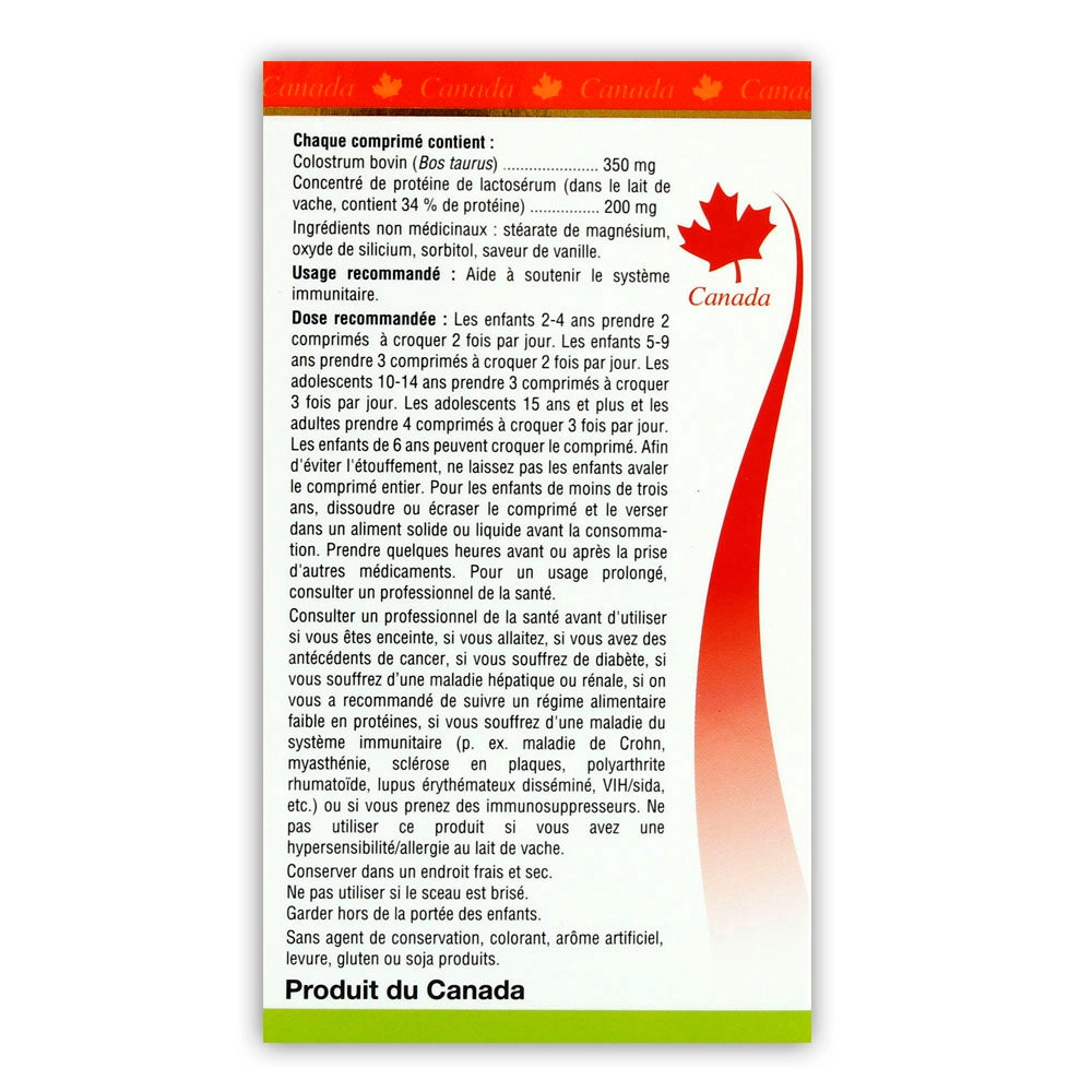 BILL Natural Sources® Children's Colostrum 90 Chewable Tablets
