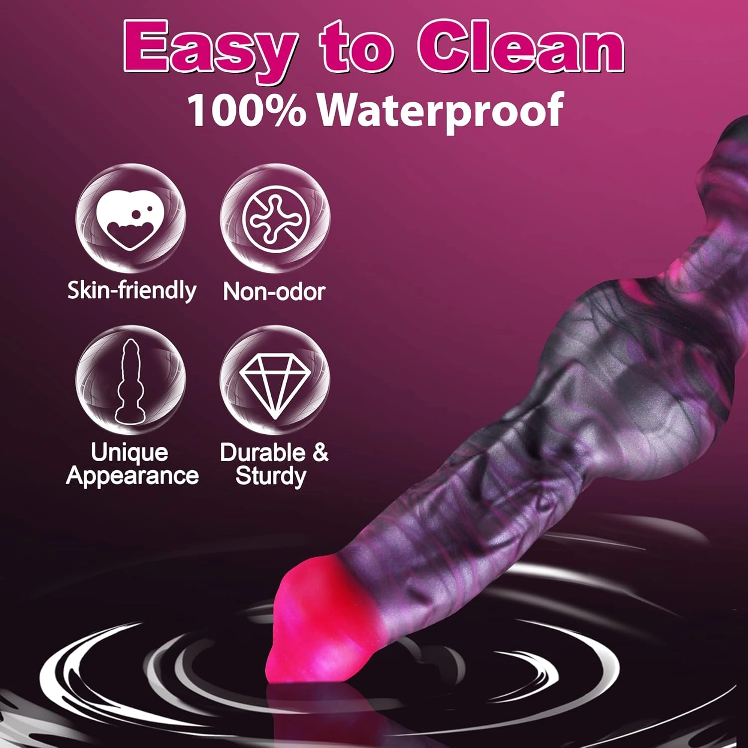 Billy 7 Fantasy Dog Knot Dildo-Laphwing