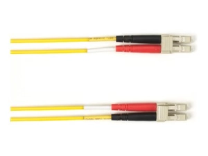 Black Box - Patch cable - LC single-mode (M) to LC single-mode (M) - 8.23 m - fiber optic - 9 / 125 micron - OS2 - OFNR - riser FOCMRSM-LCLC-YL-27