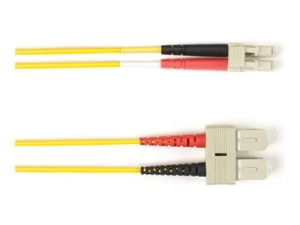 Black Box - Patch cable - TAA Compliant - SC multi-mode (M) to LC multi-mode (M) - 2.13 m - fiber optic - duplex - 62.5 / 125 FOCMR62-SCLC-YL-7