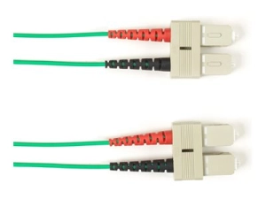 Black Box - Patch cable - TAA Compliant - SC multi-mode (M) to SC multi-mode (M) - 10.1 m - fiber optic - duplex - 50 / 125 micron FOLZH10-SCSC-GN-33