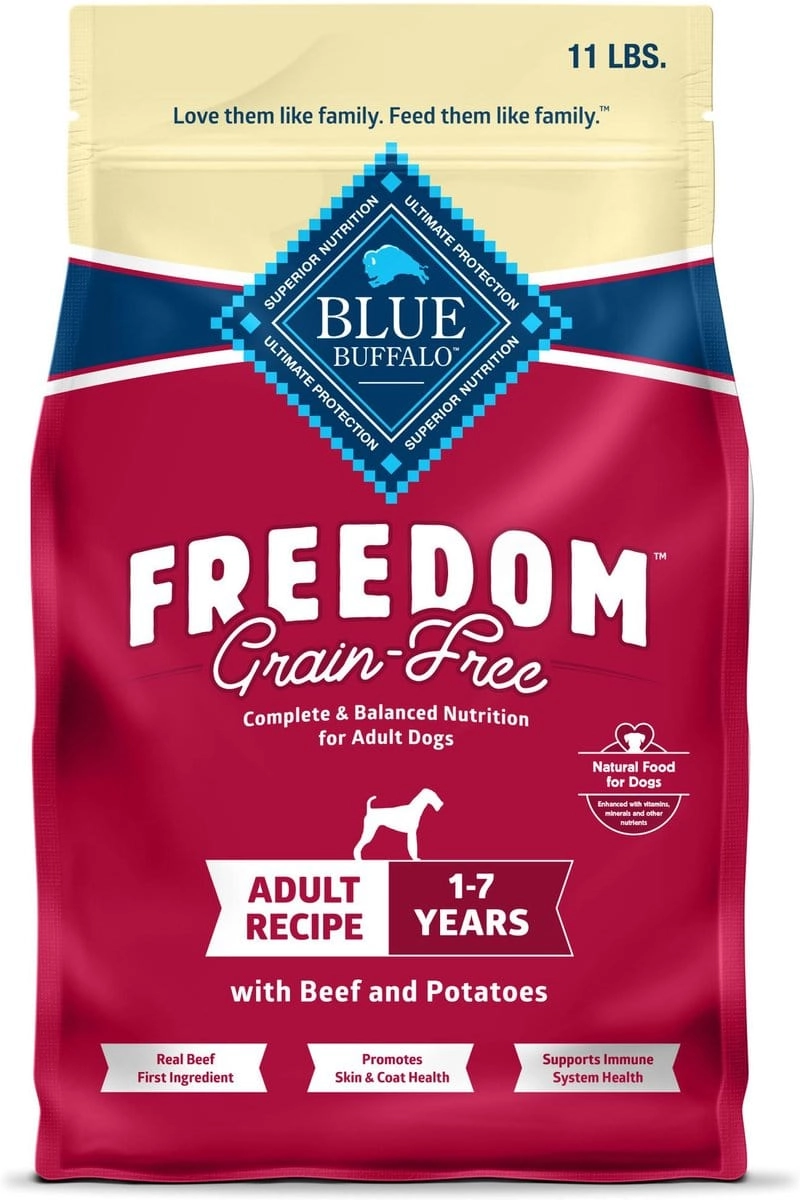 Blue Buffalo Freedom Adult Grain-Free Beef & Potatoes Dry Dog Food