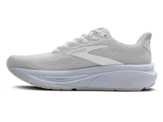 Brooks Ghost 17 (White/White/Grey) - Women's