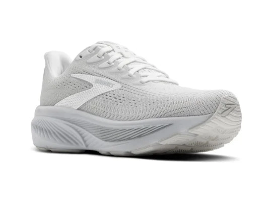 Brooks Ghost 17 (White/White/Grey) - Women's