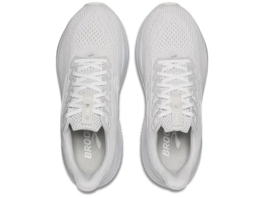 Brooks Ghost 17 (White/White/Grey) - Women's