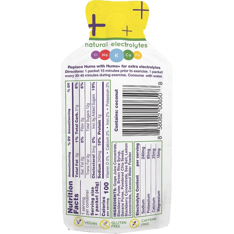 Chia Energy Gels Plus