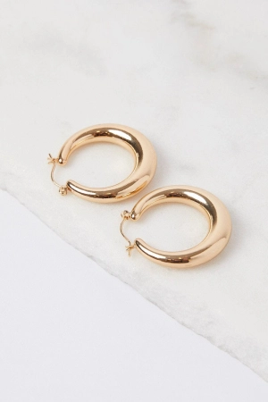 Chunky Hoop Earrings