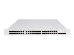 Cisco Meraki MS150 48MP-4X - Switch - managed - 48 x 10/100/1000   4 x 10Gb Ethernet SFP  - rack-mountable - for P/N: MA-CBL-100G-1M, MS150-48T-4X