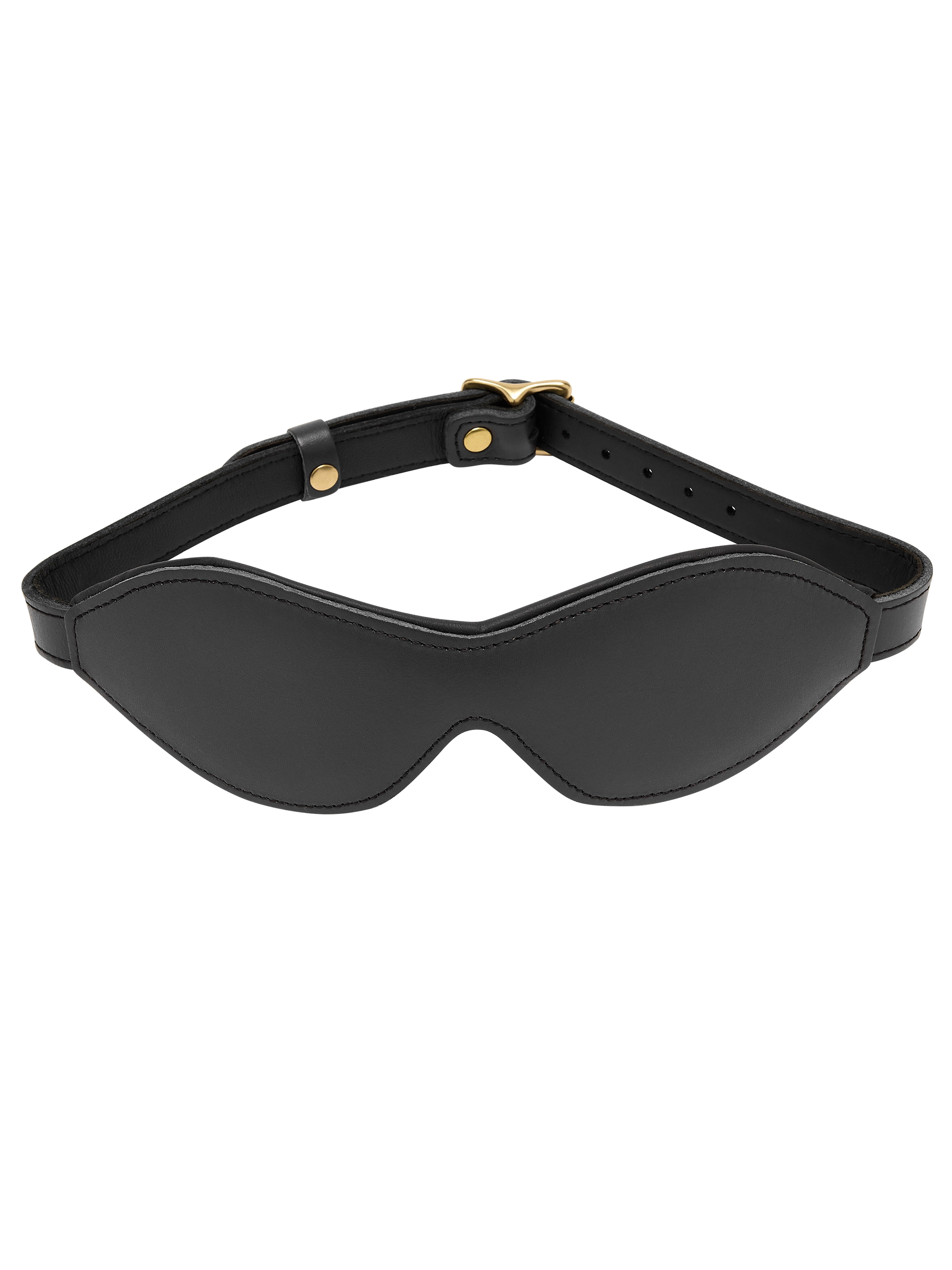Coco de Mer Black Leather Blindfold