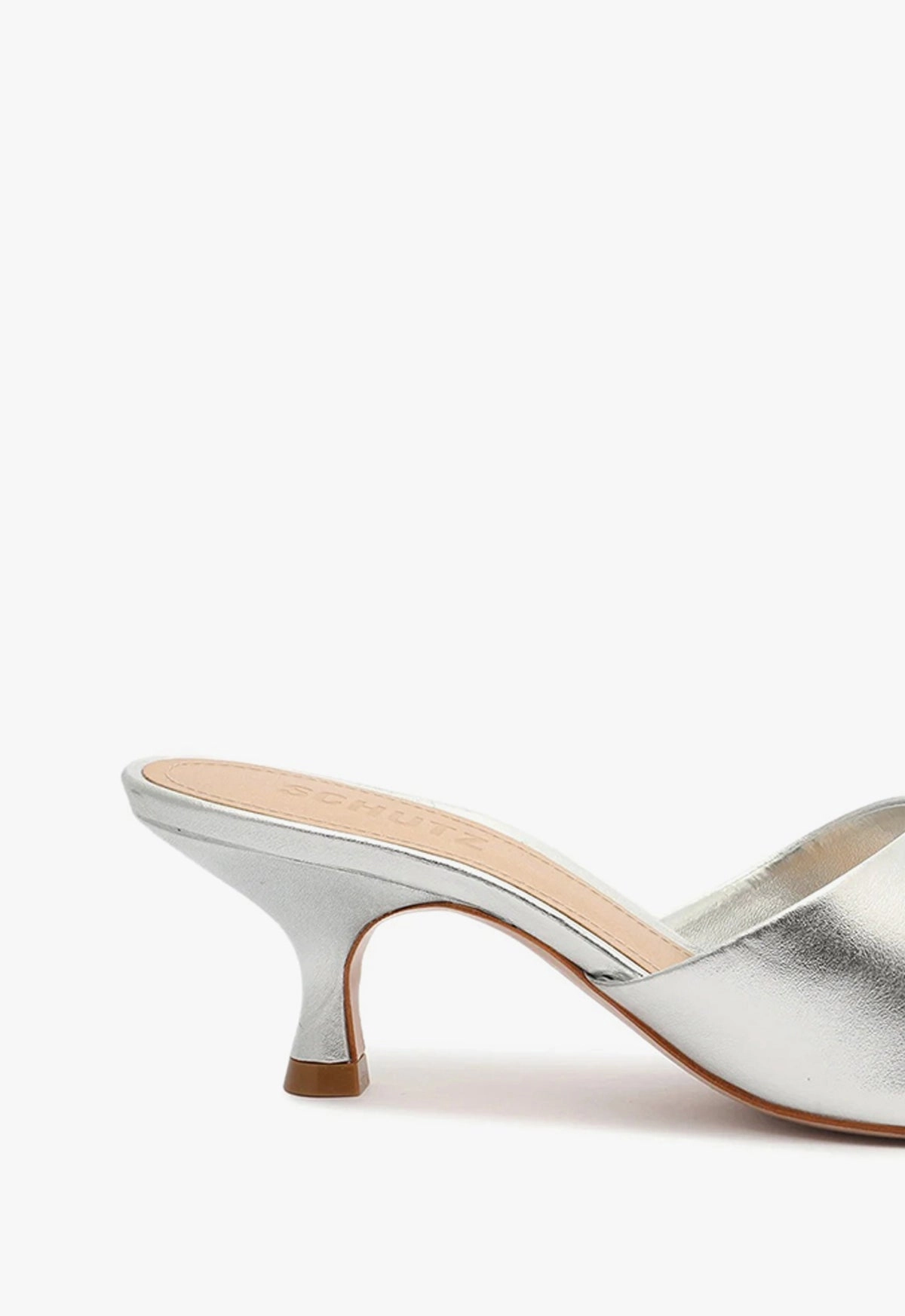 Dethalia Metallic Leather Sandal