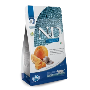 Farmina N&D Ocean Grain Free Herring, Pumpkin & Orange Adult Dry Cat Food