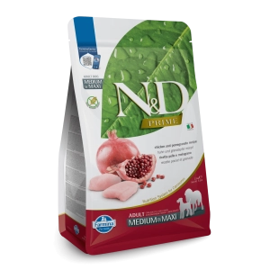 Farmina N&D Prime Grain Free Chicken & Pomegranate Medium & Maxi Adult Dry Dog Food