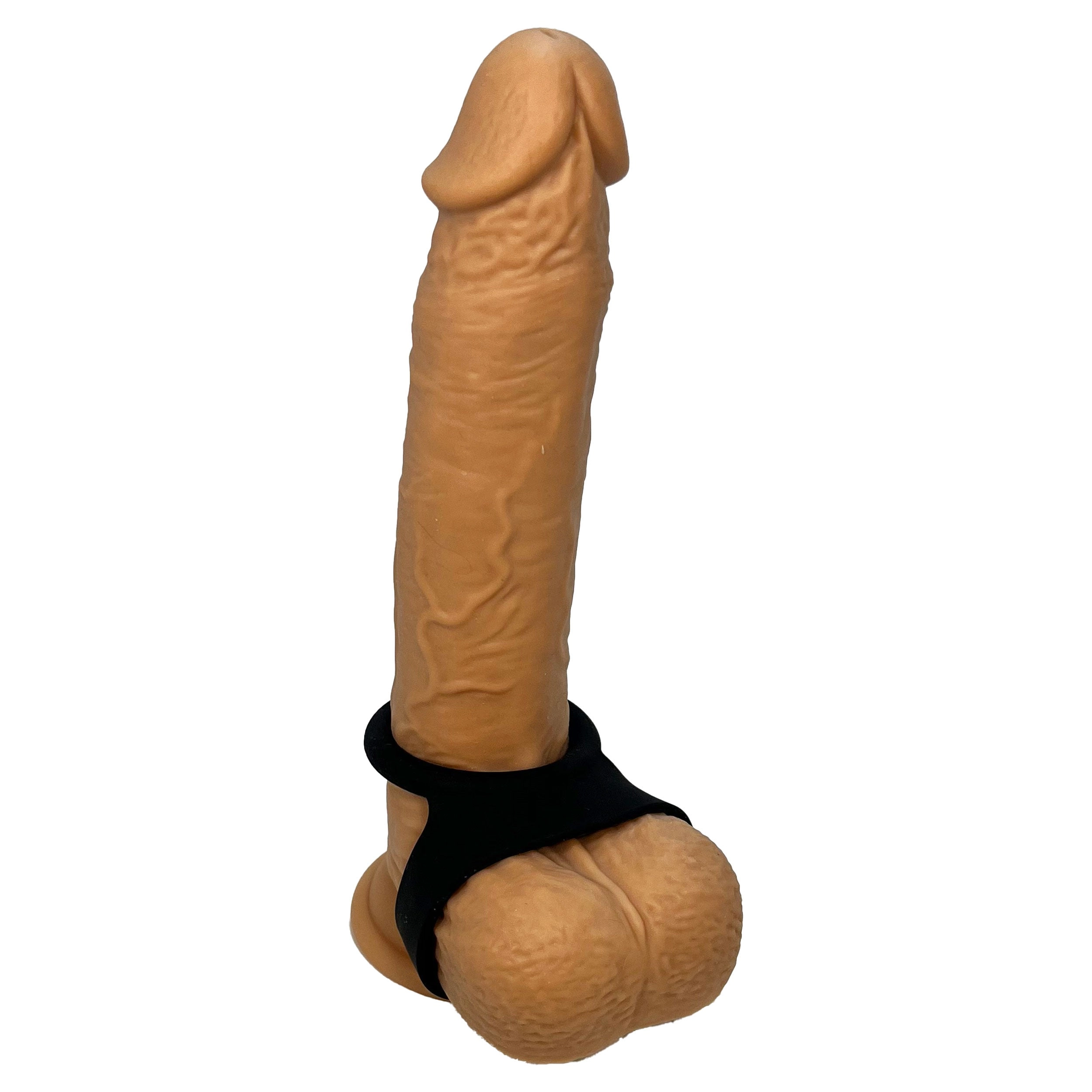 Fetish Pleasure Play Large Snap Ring w/Scrotum Support