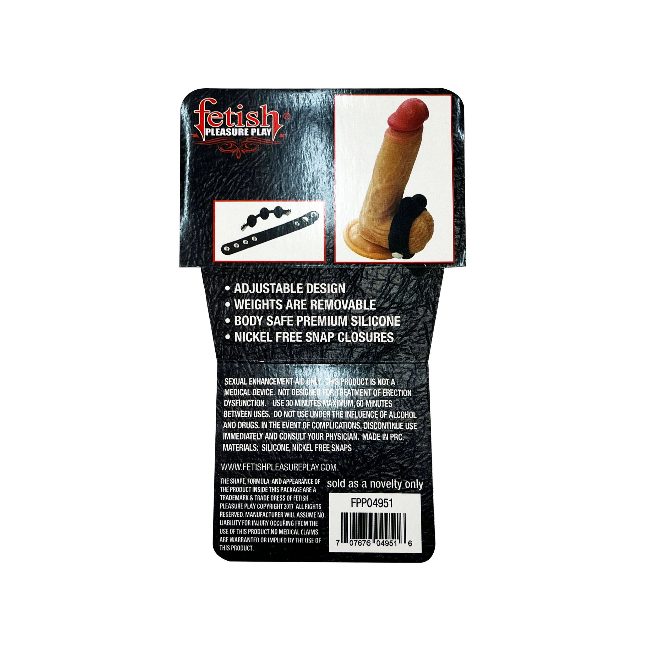Fetish Pleasure Play Weighted Ball Stretcher