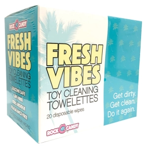 Fresh Vibes Toy Cleaning Towelettes Box of 20