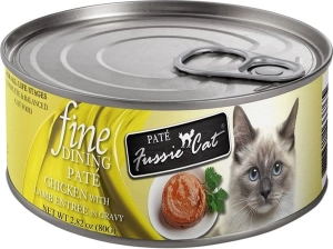 Fussie Cat Fine Dining Pate Chicken with Lamb Entrée Canned Cat Food