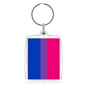 Gay Pride Products Bisexual Key Chain