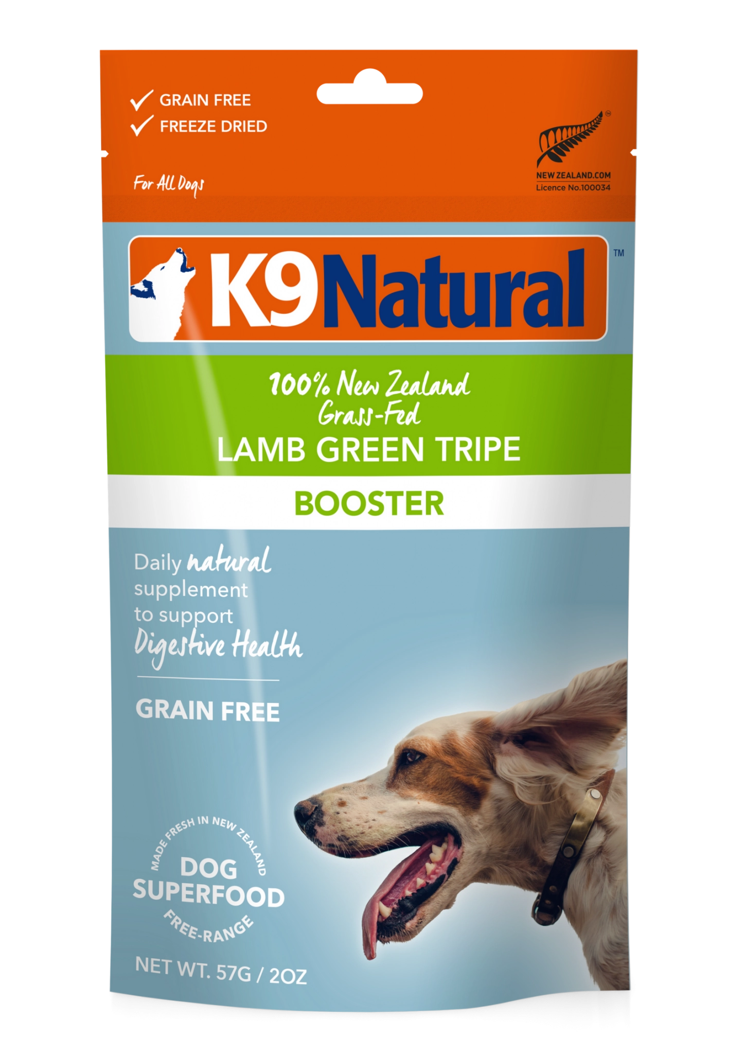 K9 Natural Freeze Dry Lamb Green Tripe Topper