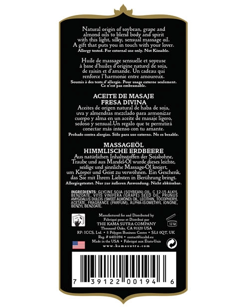 Kama Sutra Naturals Flavored Massage Oil