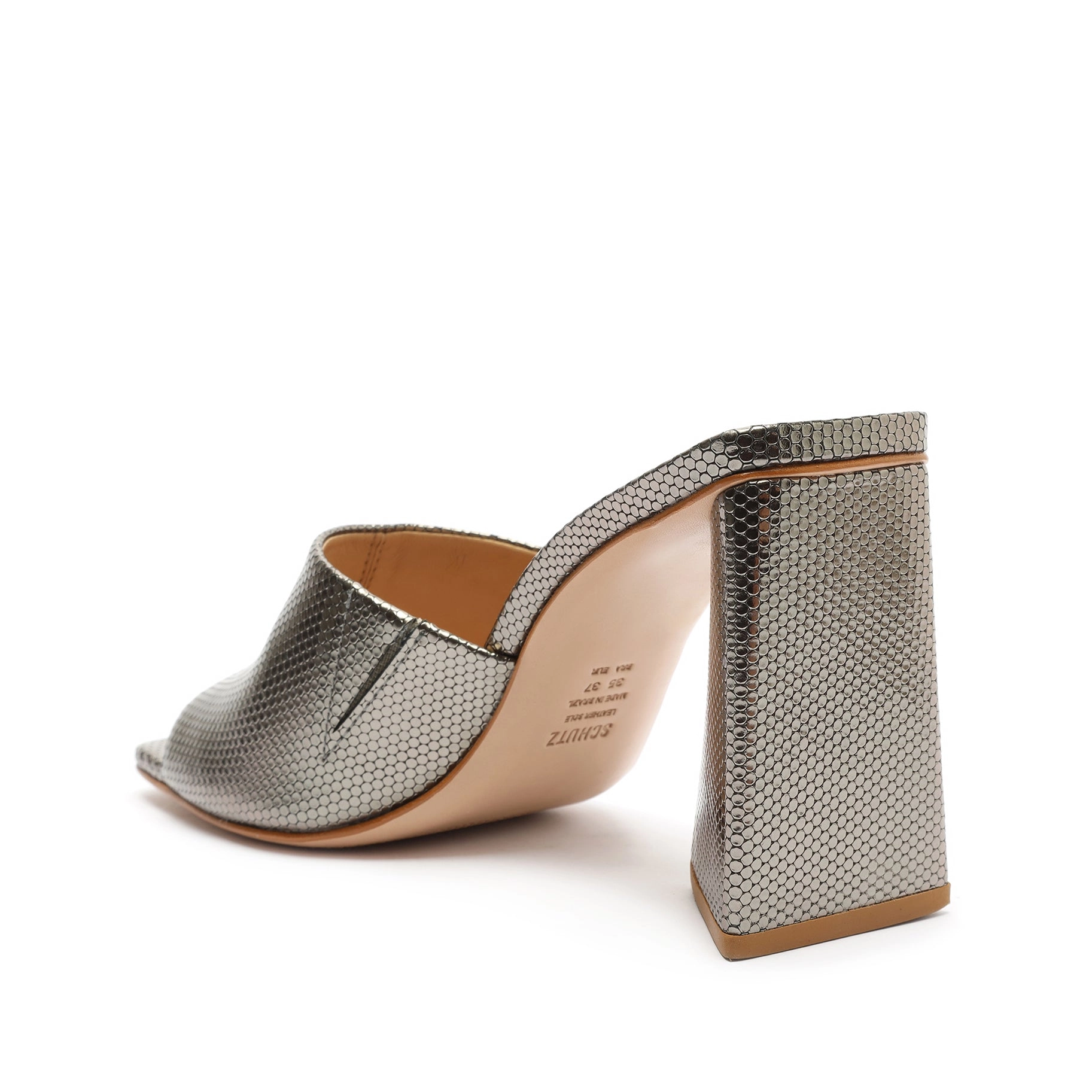 Lizah Metallic Leather Sandal