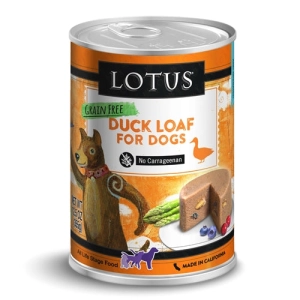 Lotus Dog Grain-Free Duck Loaf Canned Dog Food