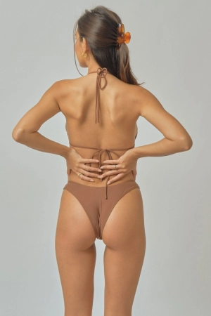 Martini High Rise Cheeky Bottoms / Cocoa FINAL SALE