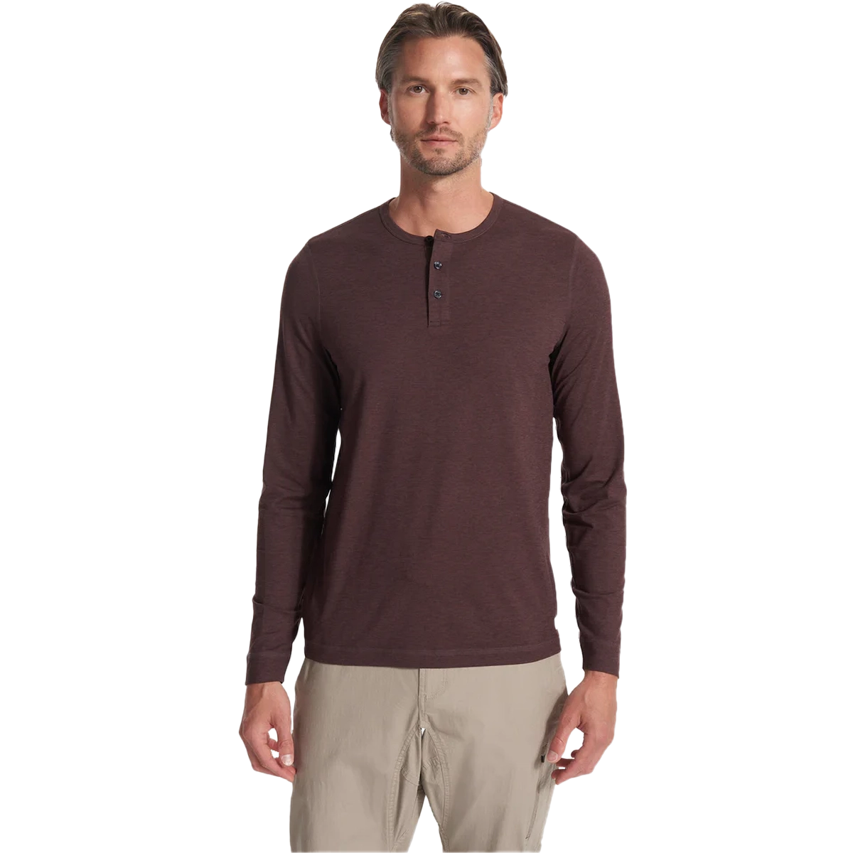 Men's Long-Sleeve Ease Performance Henley