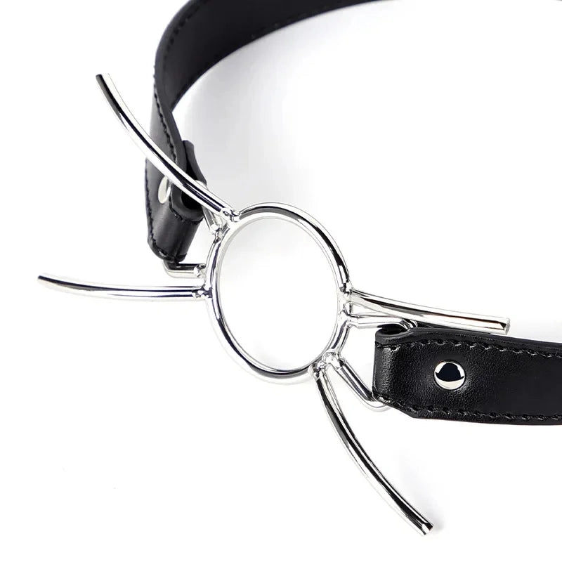 Metal Spider Gag Flirting Open Mouth with O-Ring