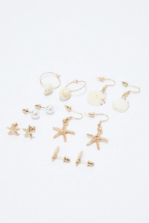 Multi 6 pack Earrings Set