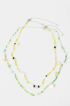 Multi Shell Pendent Beads Belly Chain