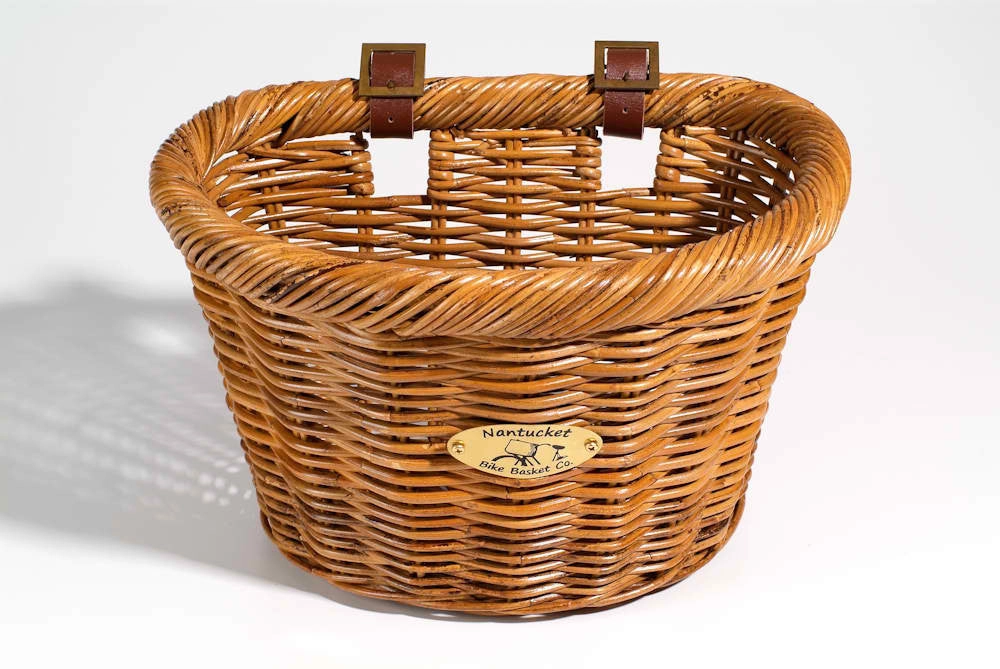 Nantucket Cisco Collection Front Wicker Baskets - Adult Size