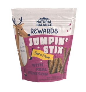 Natural Balance L.I.T. Limited Ingredient Treats Jumpin' Stix Venison & Sweet Potato Formula Dog Treats