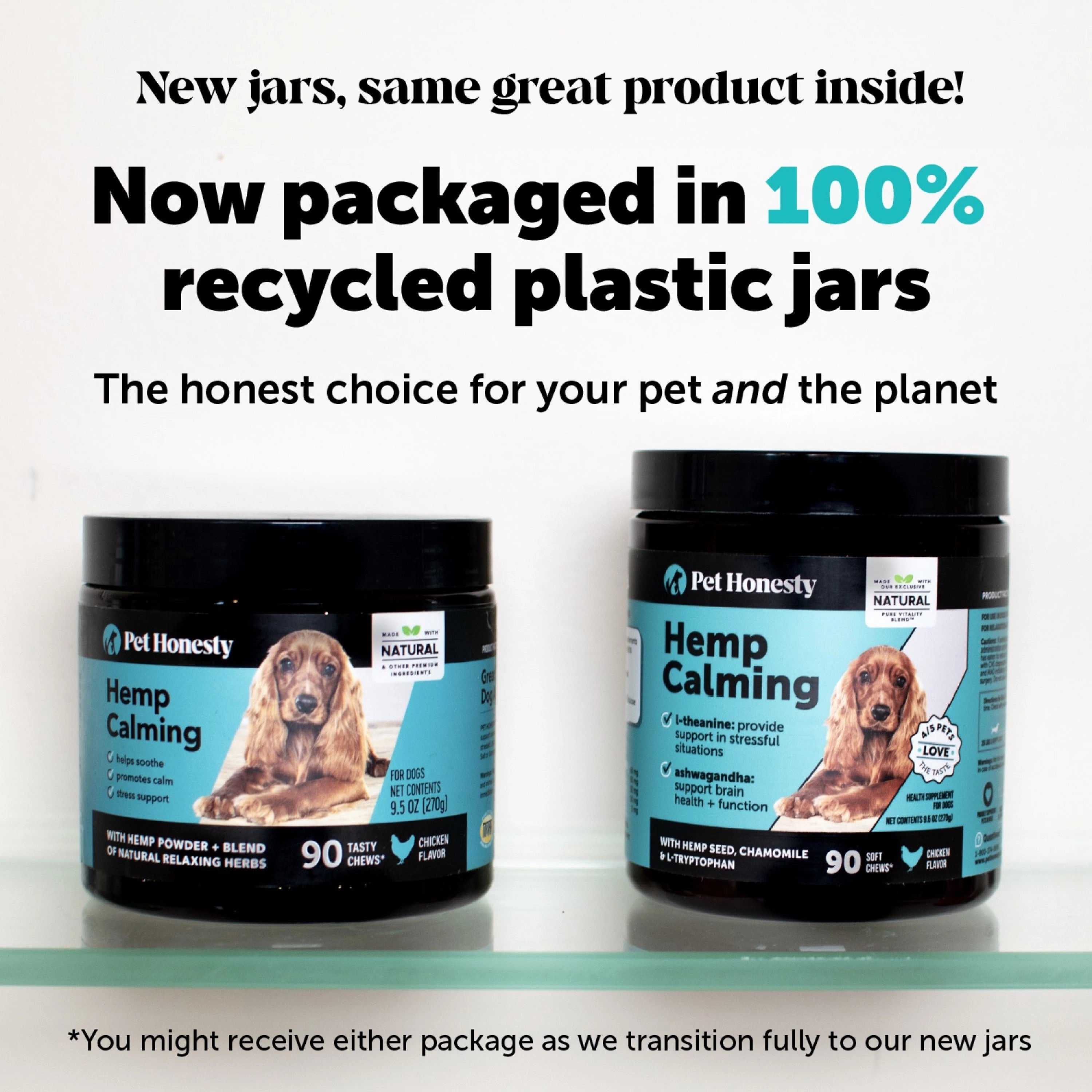 Pet Honesty Hemp Calming Chicken Soft Chew for Dogs
