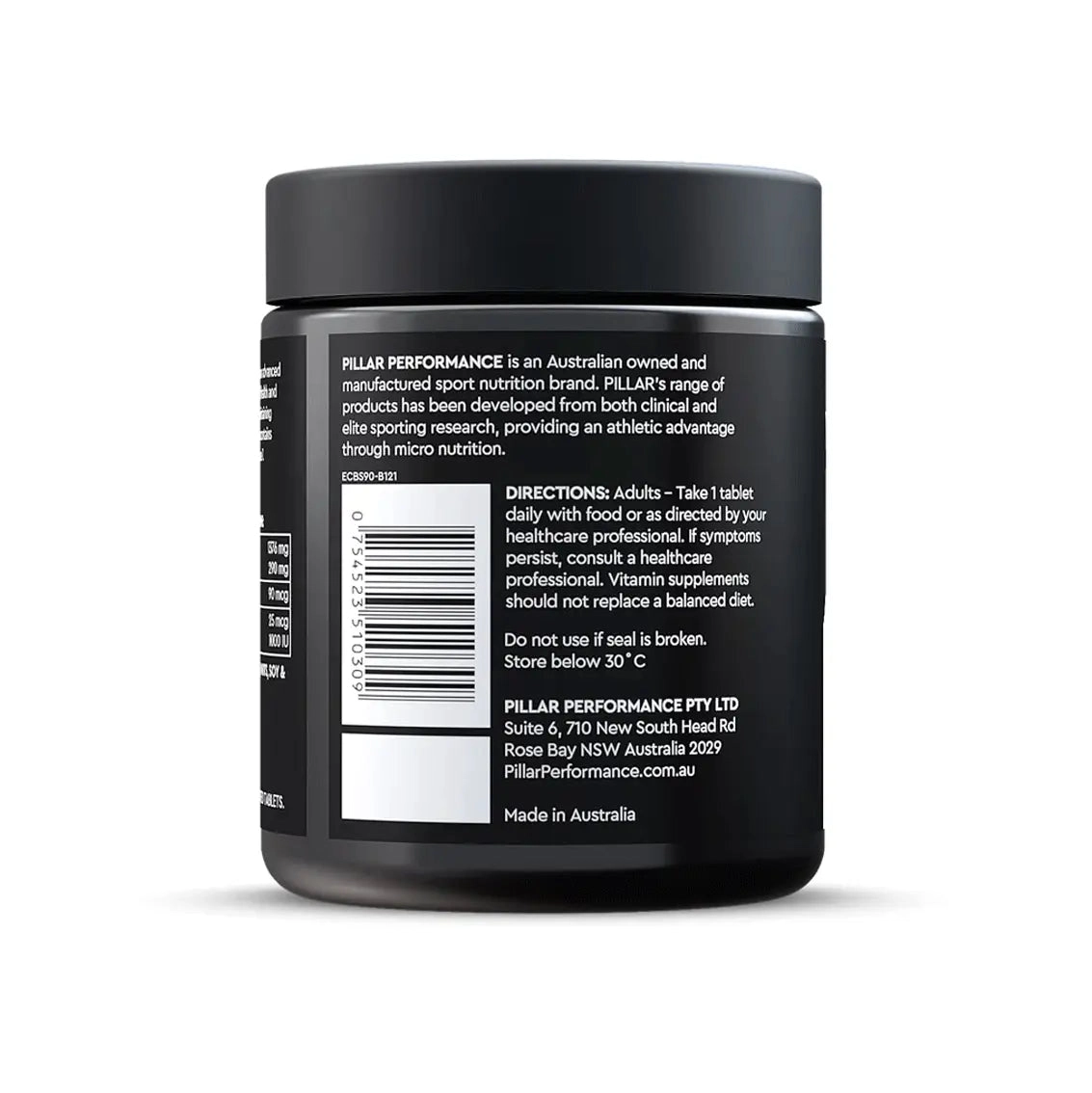 PILLAR Performance Elite Calcium Tablets