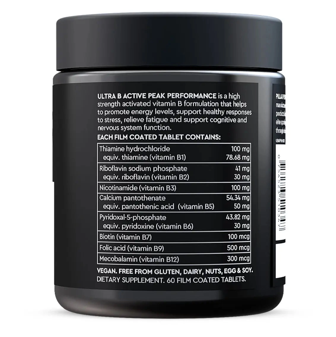 PILLAR Performance Ultra B Active Tablets