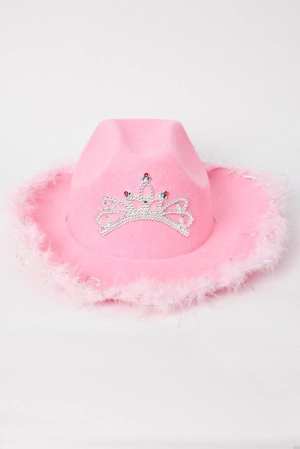 Pink Festival Cowboy Hat