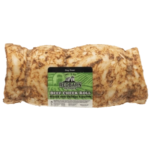 Redbarn Beef Cheek Roll Glazed Dog Chew