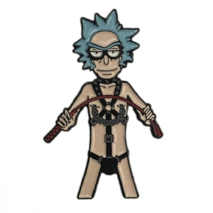 Rick and Morty Inspired Kinky Master Rick Enamel Pin