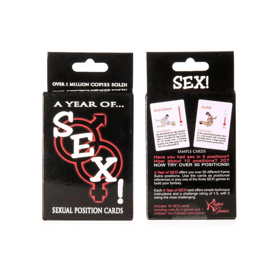 SEX! A Year Of Sex Positions | Cards For Couples