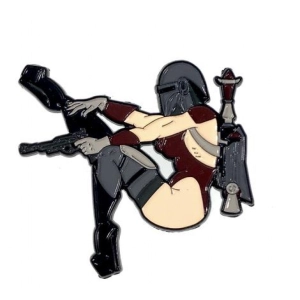 Sexy Miss Mando Fett Enamel Pin