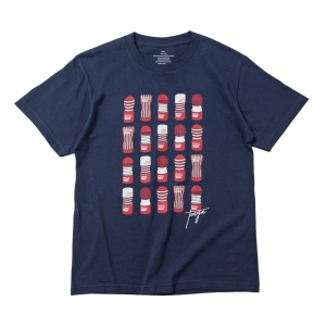 TENGA 20 CUPS T-Shirt [Navy Blue]