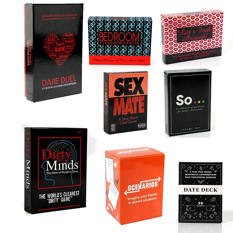 The Bedroom Commands Game for Adult Fun Card Games