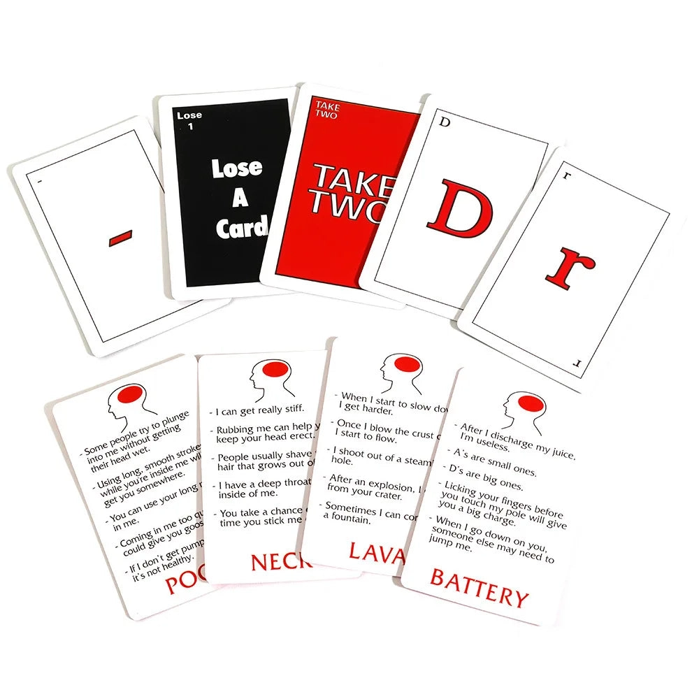 The Bedroom Commands Game for Adult Fun Card Games