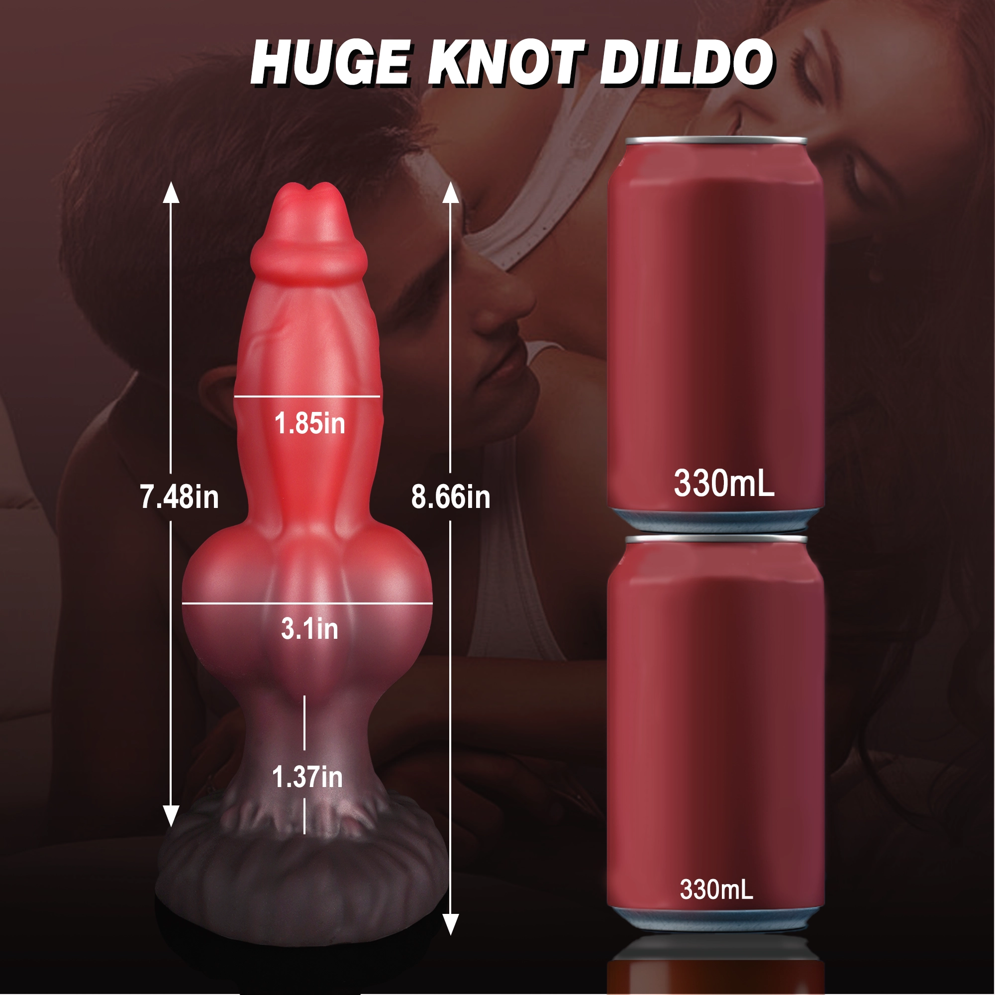 Zane  8.6 Inch Fantasy Monster Dildo With Big Knot-Laphwing